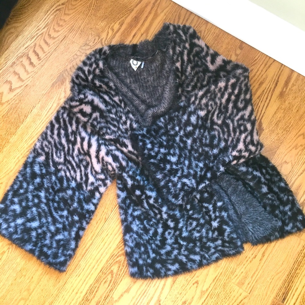 Anthropologie eyelash ombré cardigan